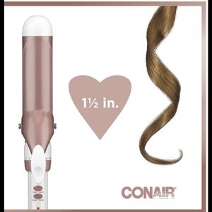 CONAIR DOUBLE CERAMIC 1.5 INCH CURLING IRON